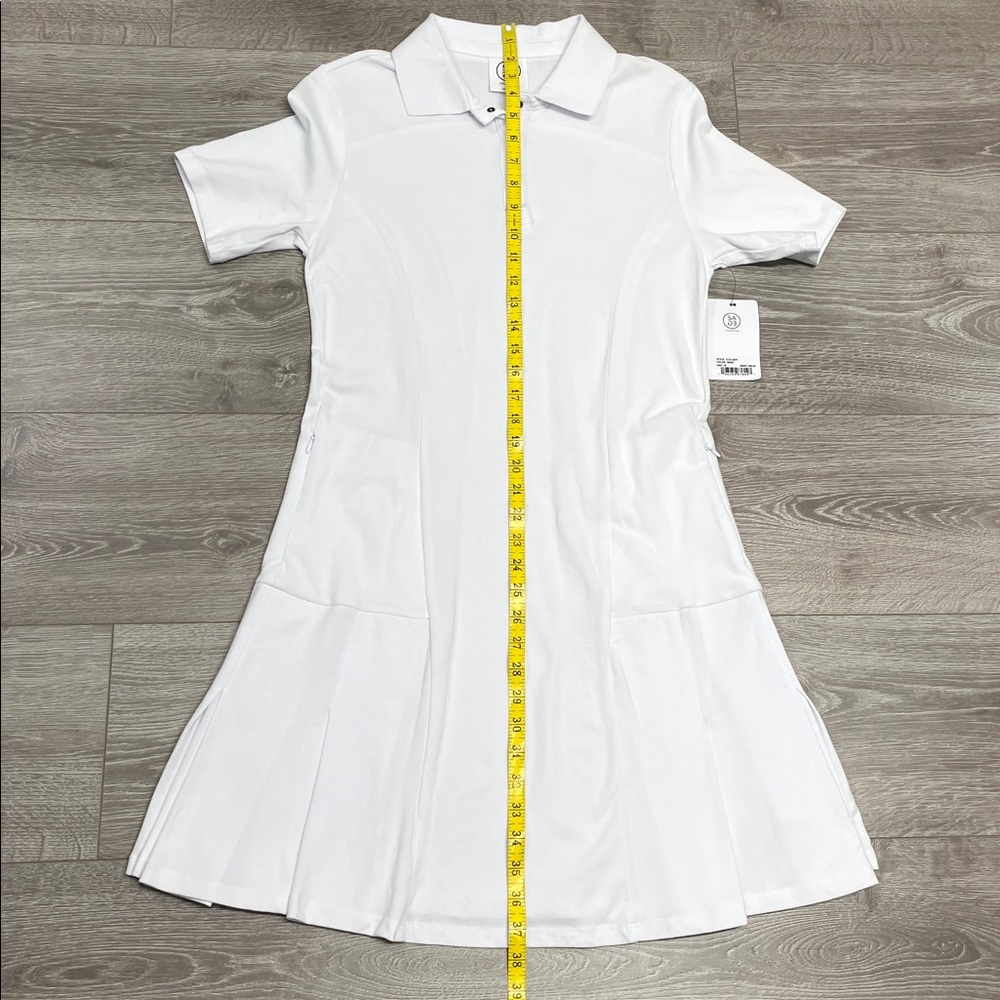 NWT SAGE Collective Pro Shop Short Sleeve Volley Stretch Sport Dress Pockets M - Picture 13 of 16